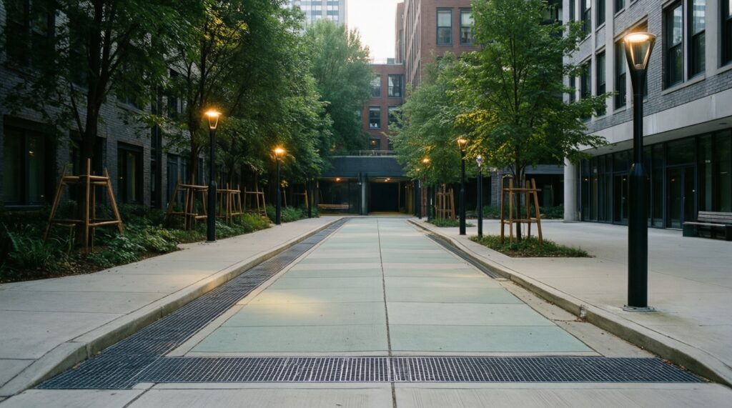 Городская среда: благоустройство дворов, парки, освещение, тротуары - где сделать лучше и почему - иллюстрация